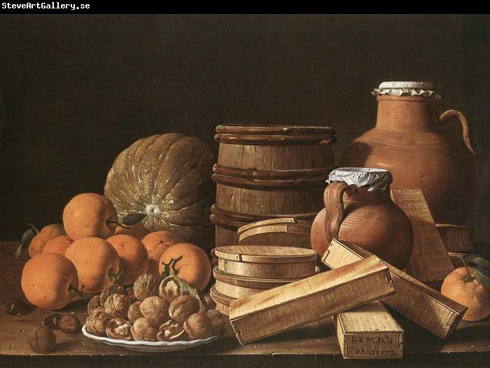 MELeNDEZ, Luis Still-Life with Oranges and Walnuts